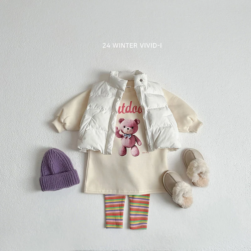 Vivid I - Korean Children Fashion - #magicofchildhood - Winter Rainbow Leggings - 7