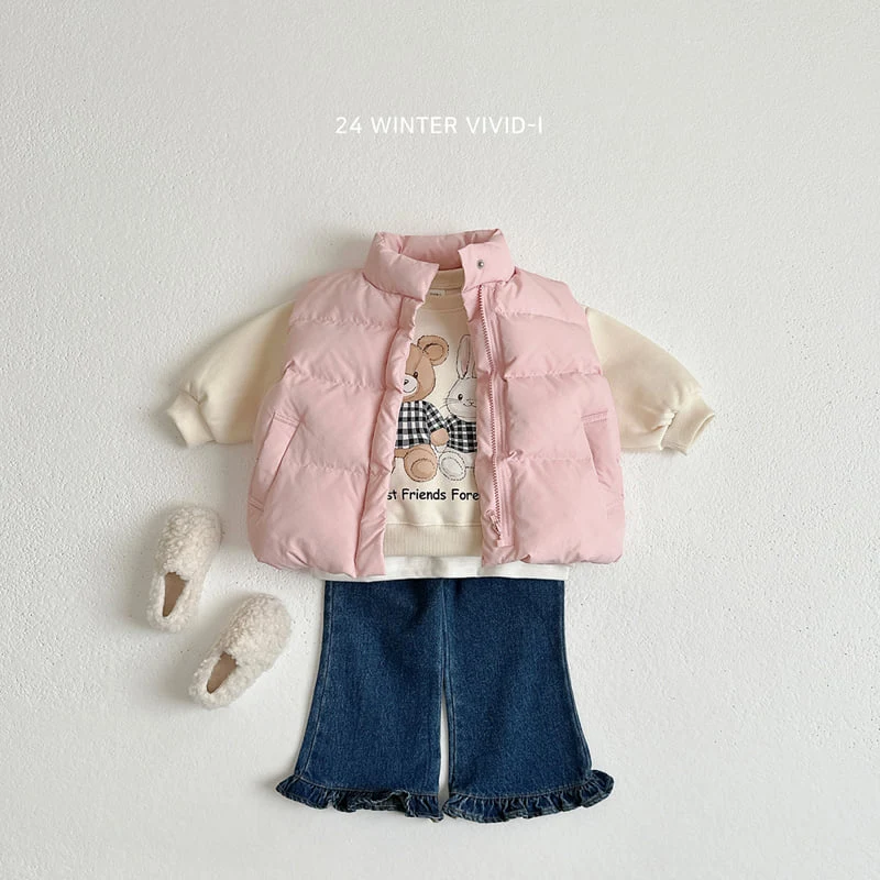 Vivid I - Korean Children Fashion - #minifashionista - Princess Frill Jeans - 7