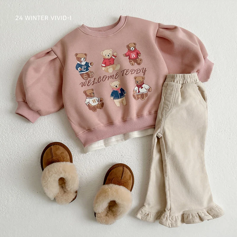 Vivid I - Korean Children Fashion - #minifashionista - Princess Frill Corduroy Pants - 6