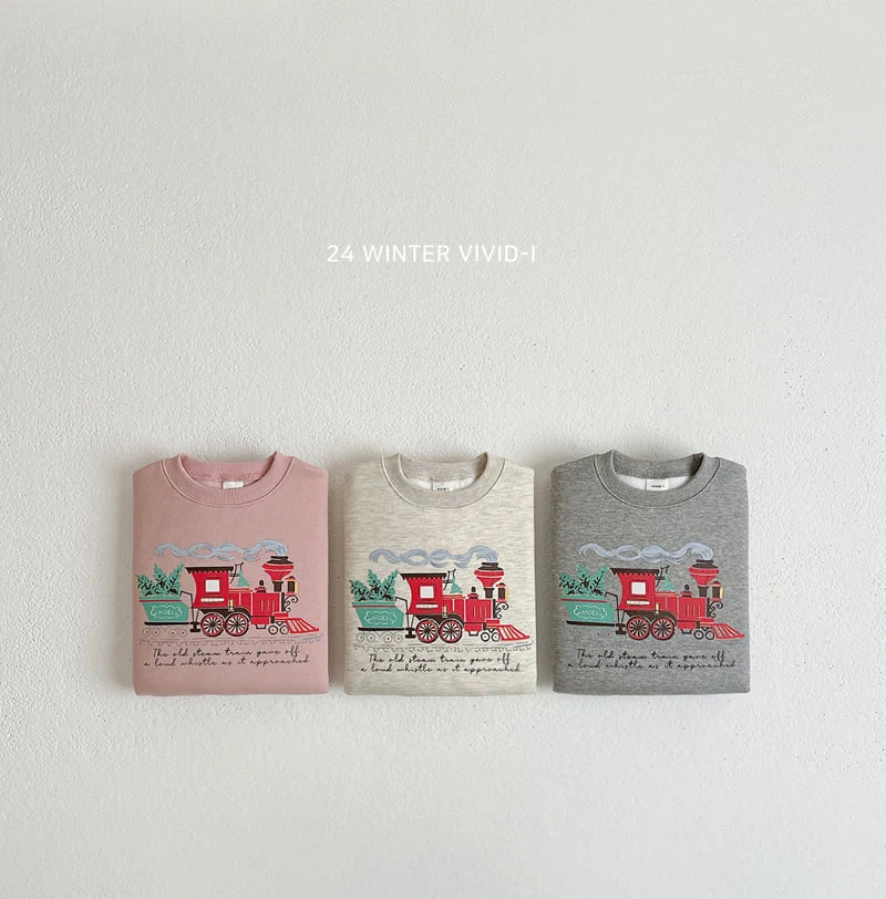 Vivid I - Korean Children Fashion - #minifashionista - Train Sweatshirts - 3