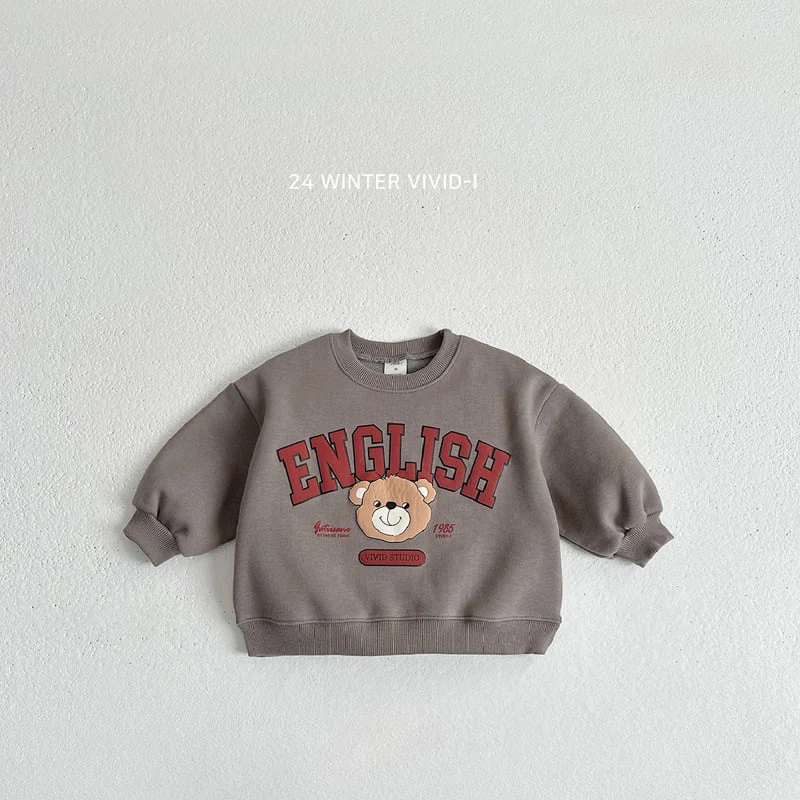 Vivid I - Korean Children Fashion - #minifashionista - 3D Bear Sweatshirts - 5