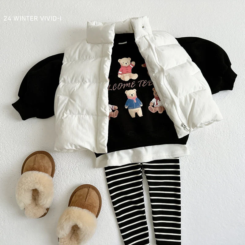 Vivid I - Korean Children Fashion - #minifashionista - Winter Wellon Padded Vest - 6