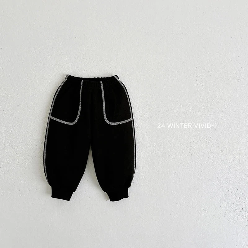 Vivid I - Korean Children Fashion - #minifashionista - Binding Jogger Pants - 6