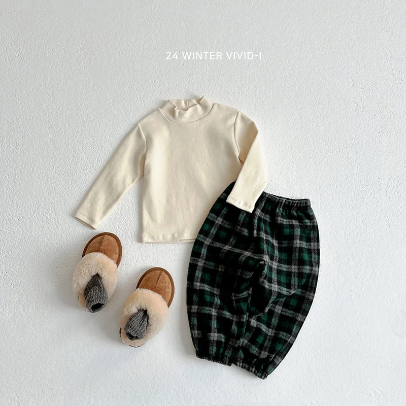 Vivid I - Korean Children Fashion - #minifashionista - Basic Turtleneck Tee Set - 10