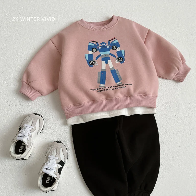 Vivid I - Korean Children Fashion - #prettylittlegirls - Robot Sweatshirts - 7