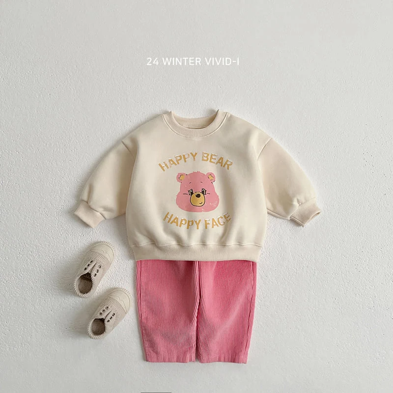 Vivid I - Korean Children Fashion - #prettylittlegirls - Happy Bear Sweatshirts - 11