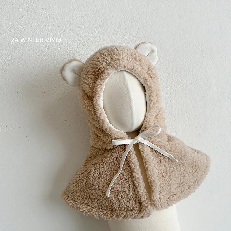 Vivid I - Korean Children Fashion - #stylishchildhood - Bear Cape - 12