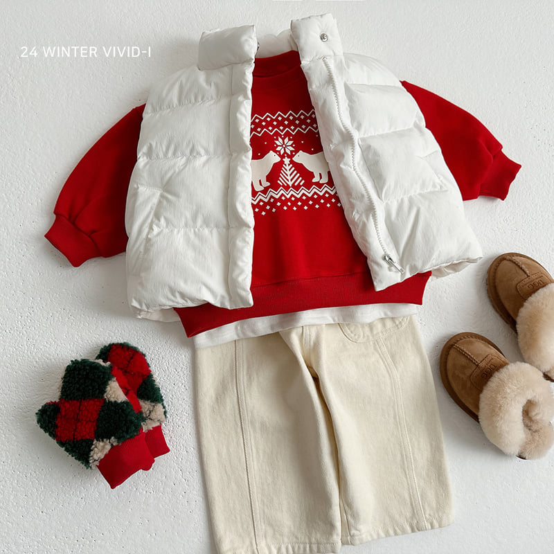 Vivid I - Korean Children Fashion - #stylishchildhood - Winter Wellon Padded Vest - 10