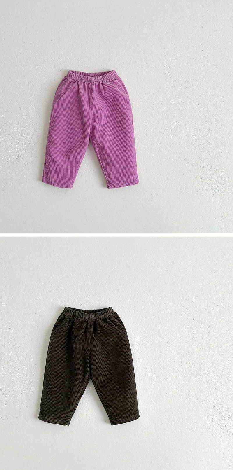 Vivid I - Korean Children Fashion - #todddlerfashion - Basic Fleece Corduroy Pants - 5