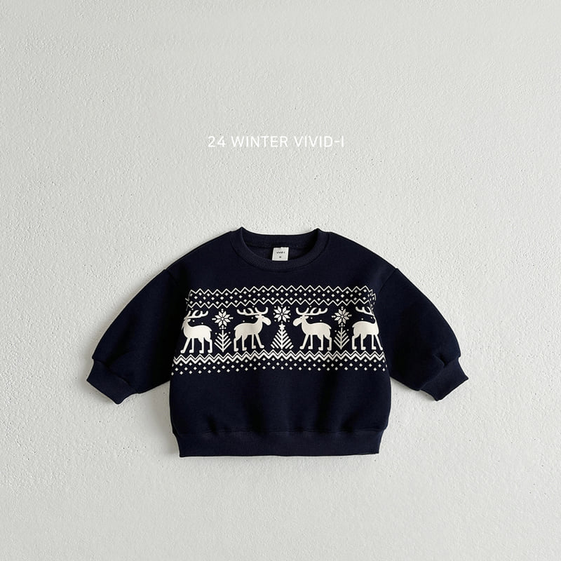 Vivid I - Korean Children Fashion - #todddlerfashion - Nordic Pattern Sweatshirts - 7