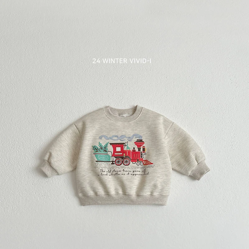 Vivid I - Korean Children Fashion - #todddlerfashion - Train Sweatshirts - 5