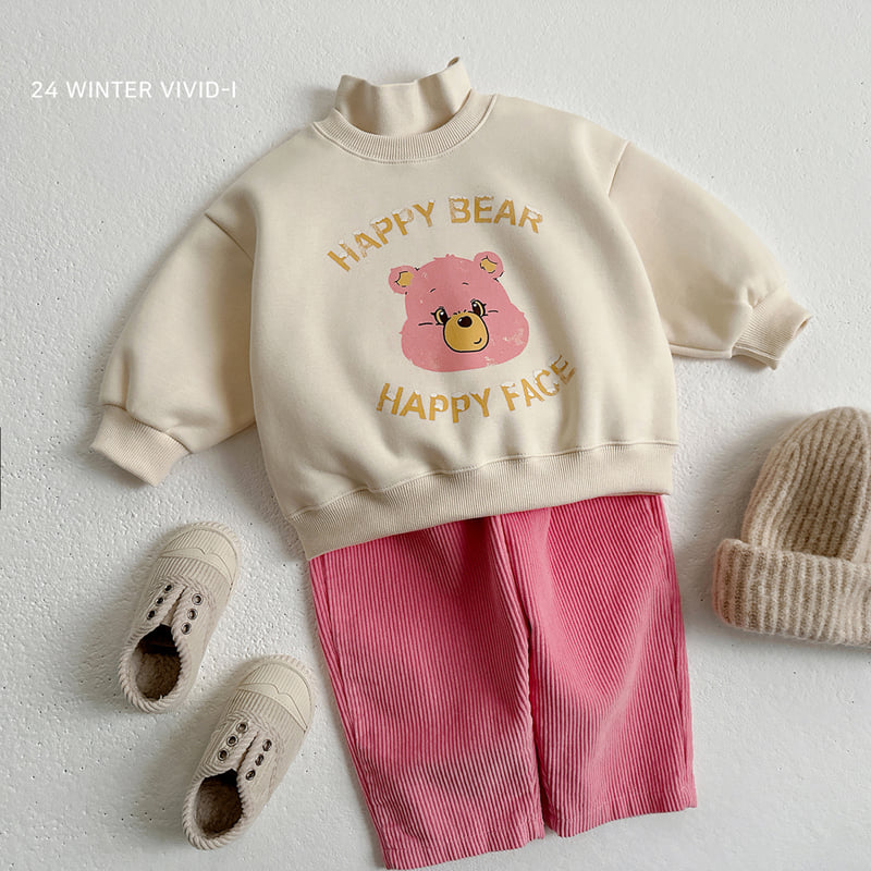 Vivid I - Korean Children Fashion - #todddlerfashion - Happy Bear Sweatshirts - 12