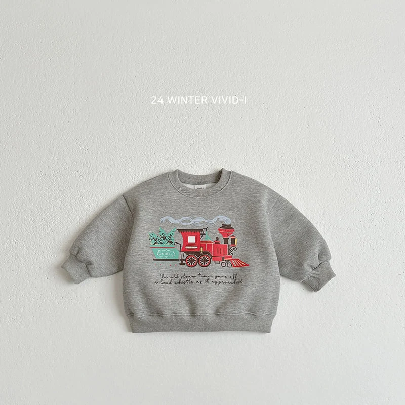 Vivid I - Korean Children Fashion - #toddlerclothing - Train Sweatshirts - 6