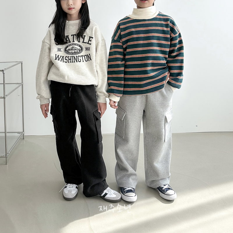 Witty Boy - Korean Children Fashion - #childofig - Crew Cargo Pants - 5