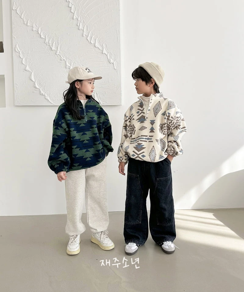 Witty Boy - Korean Children Fashion - #childofig - Patchwork Denim Pants - 7