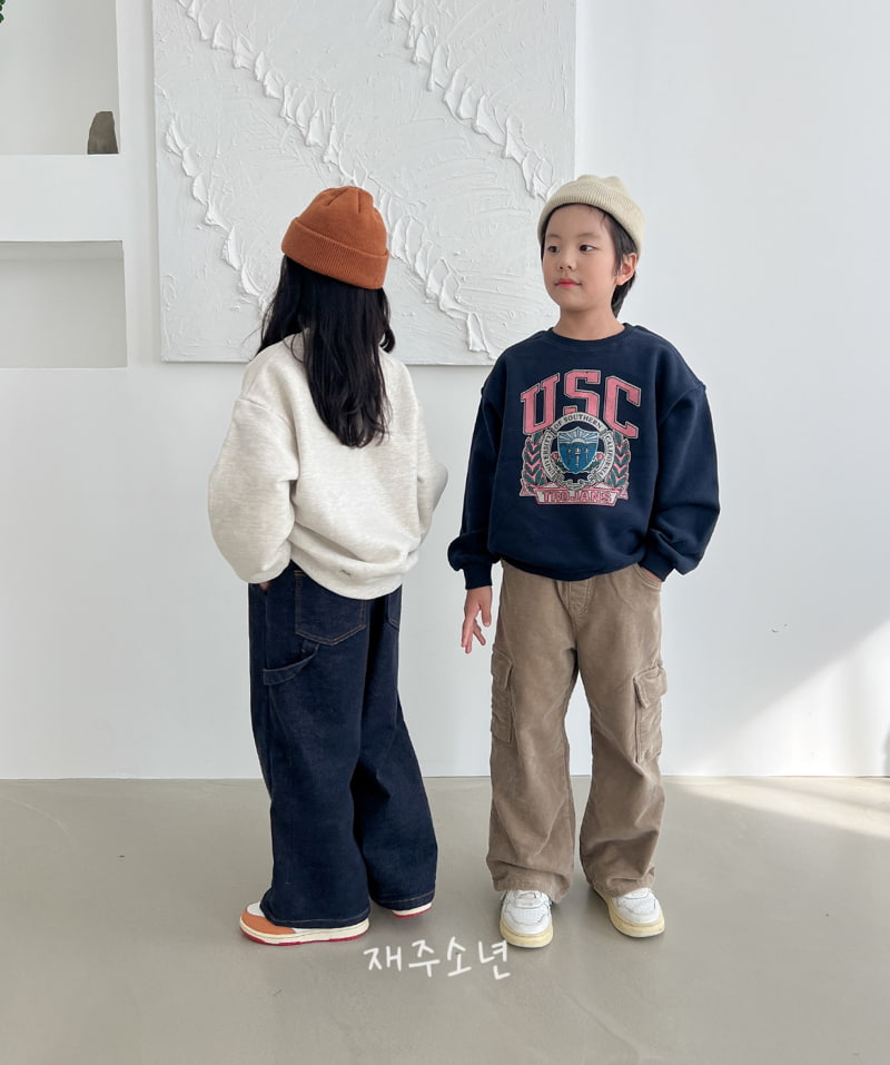 Witty Boy - Korean Children Fashion - #childrensboutique - USC Sweatshirt - 9