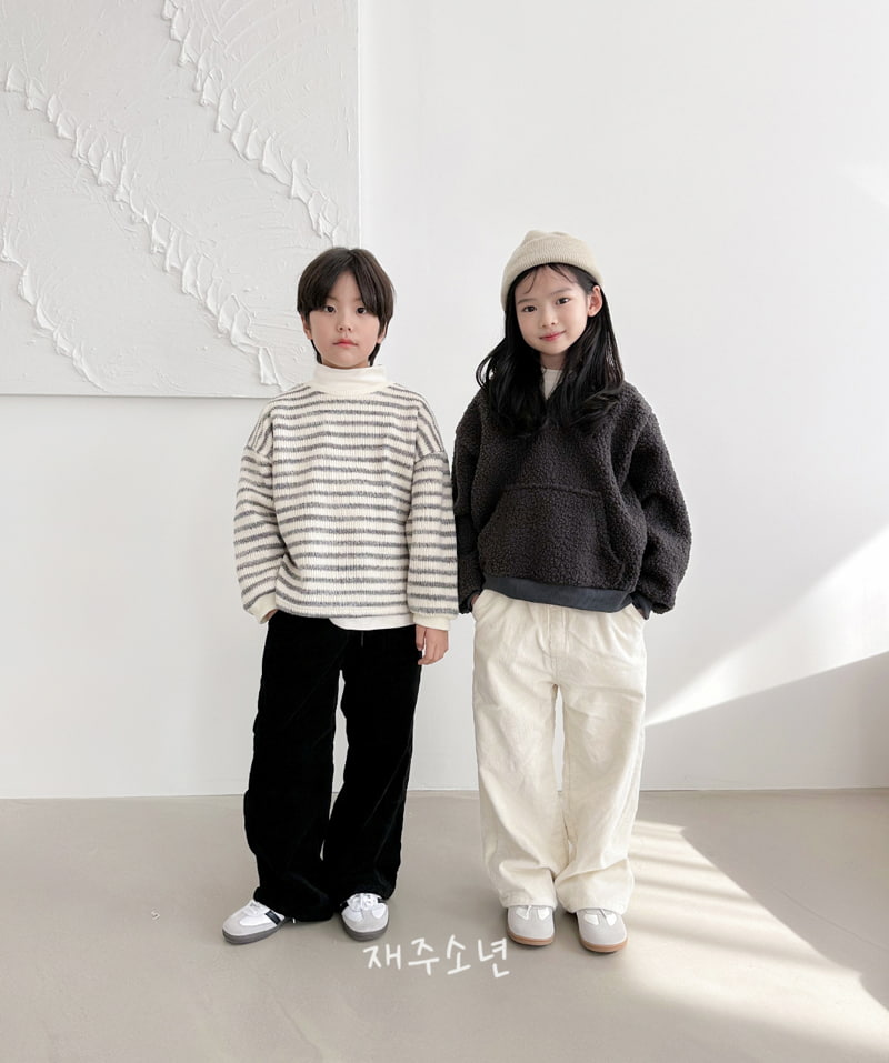 Witty Boy - Korean Children Fashion - #childrensboutique - Creamy Corduroy Pants - 8