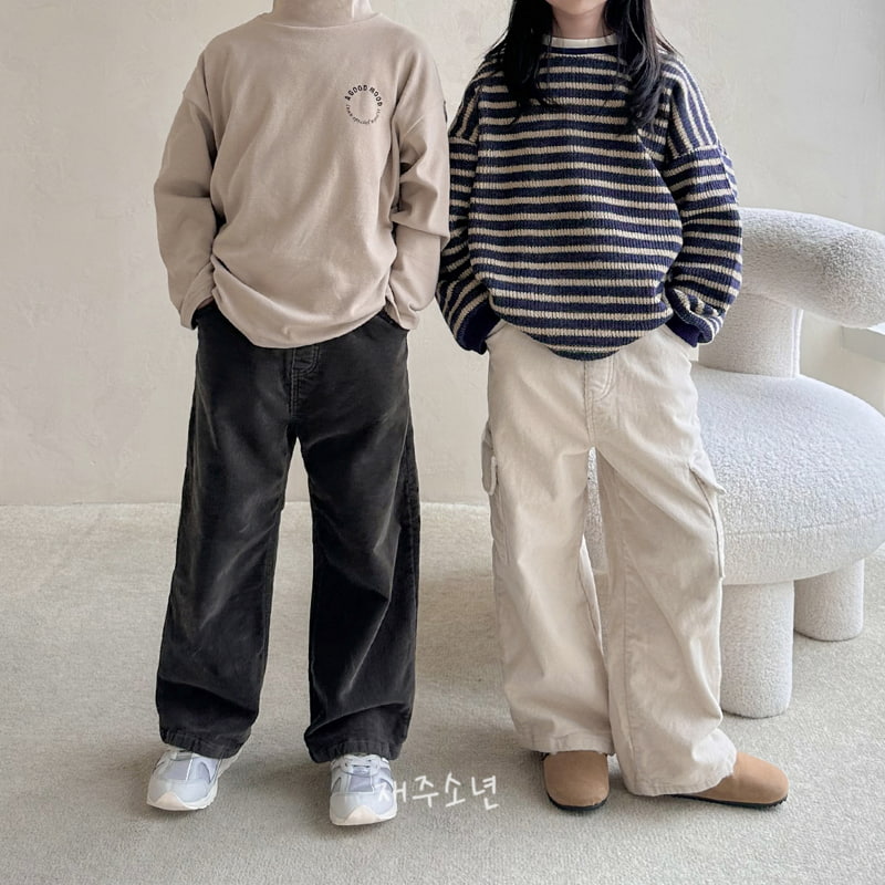 Witty Boy - Korean Children Fashion - #childrensboutique - Together Cotton Pants - 5