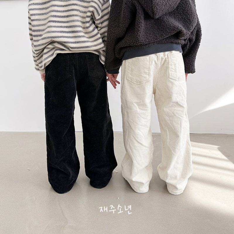 Witty Boy - Korean Children Fashion - #designkidswear - Creamy Corduroy Pants - 9