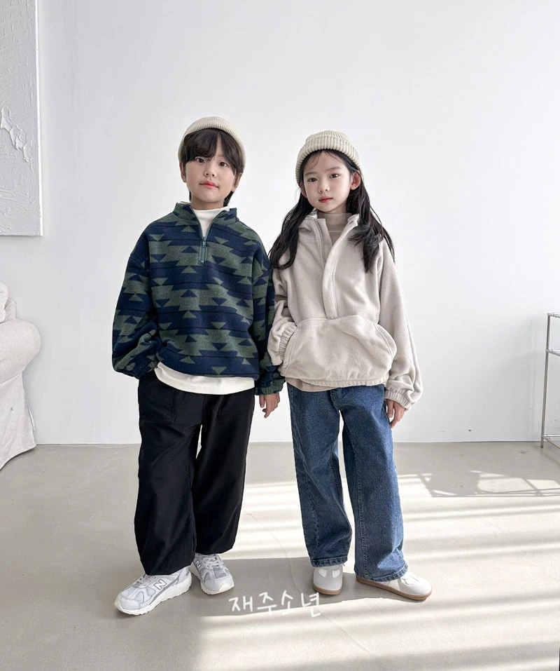 Witty Boy - Korean Children Fashion - #designkidswear - Camper Fleece Anorak - 6