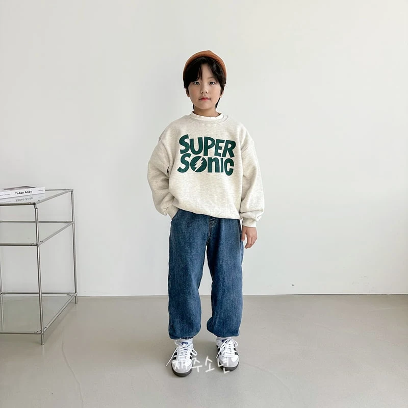 Witty Boy - Korean Children Fashion - #designkidswear - Winter Daily Denim Jogger Pants - 3