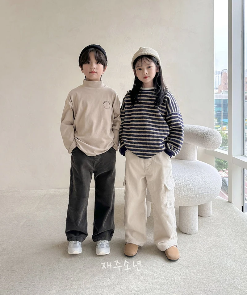 Witty Boy - Korean Children Fashion - #designkidswear - Together Cotton Pants - 6