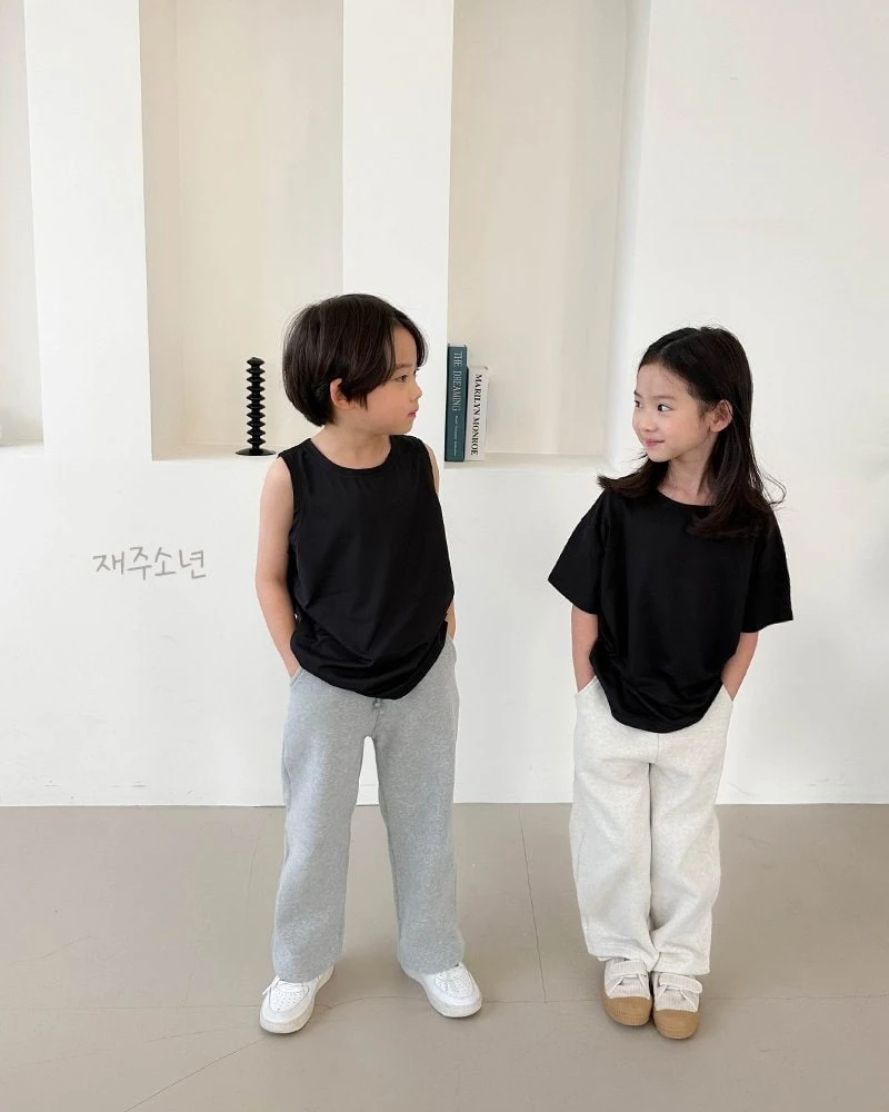 Witty Boy - Korean Children Fashion - #designkidswear - Easy Warm Inner Short Sleeve Tee - 10