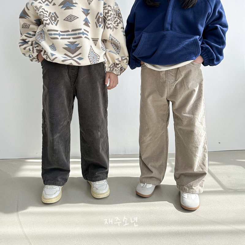 Witty Boy - Korean Children Fashion - #designkidswear - Moment Corduroy Pants - 4