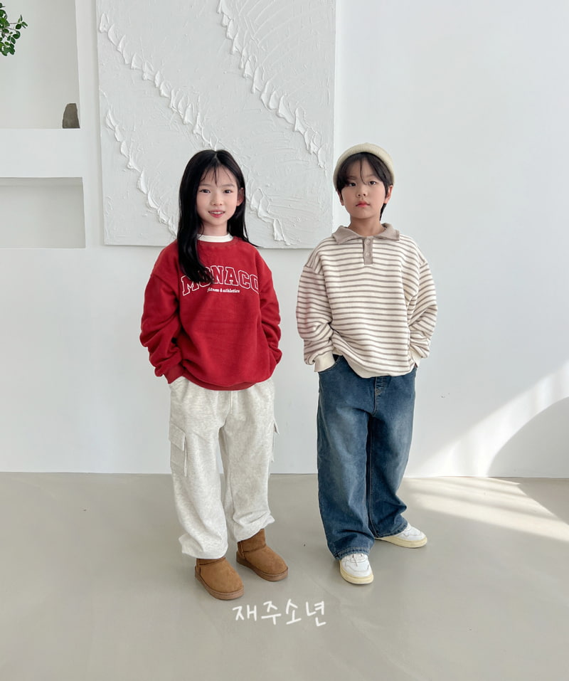 Witty Boy - Korean Children Fashion - #discoveringself - Monaco Sweatshirt - 3