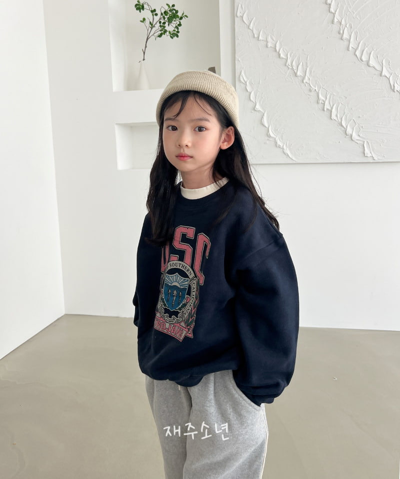 Witty Boy - Korean Children Fashion - #discoveringself - USC Sweatshirt - 11