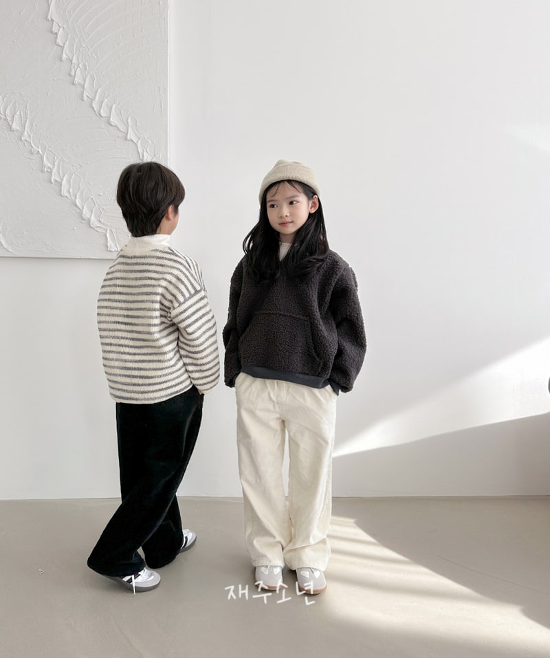 Witty Boy - Korean Children Fashion - #discoveringself - Creamy Corduroy Pants - 10