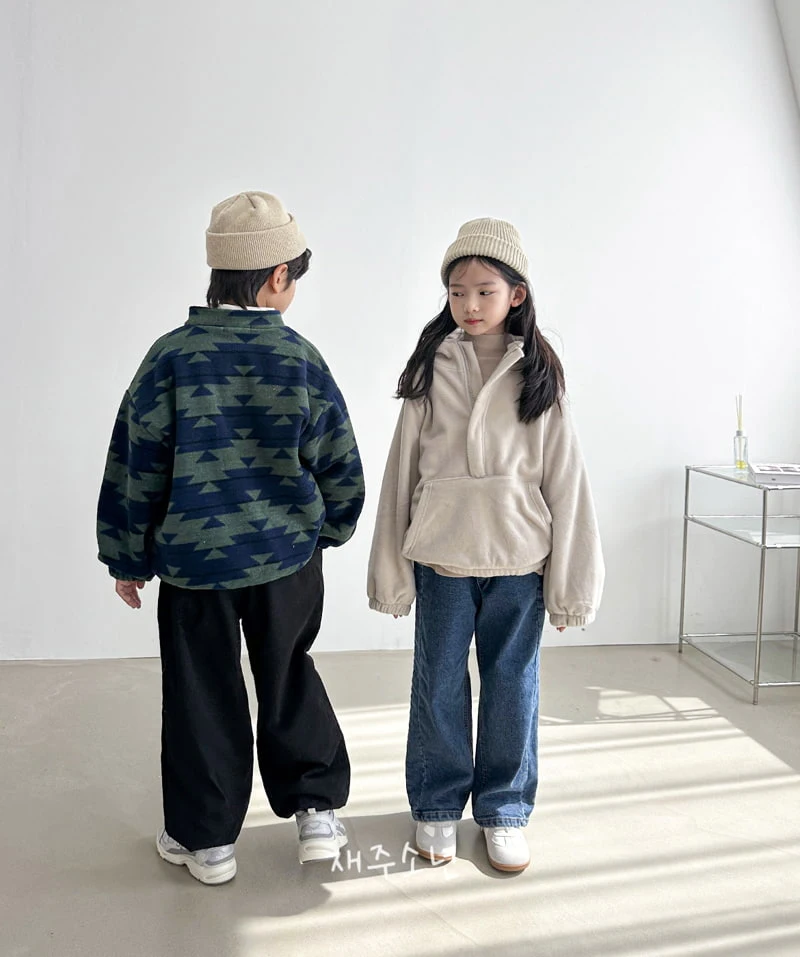 Witty Boy - Korean Children Fashion - #discoveringself - Camper Fleece Anorak - 7