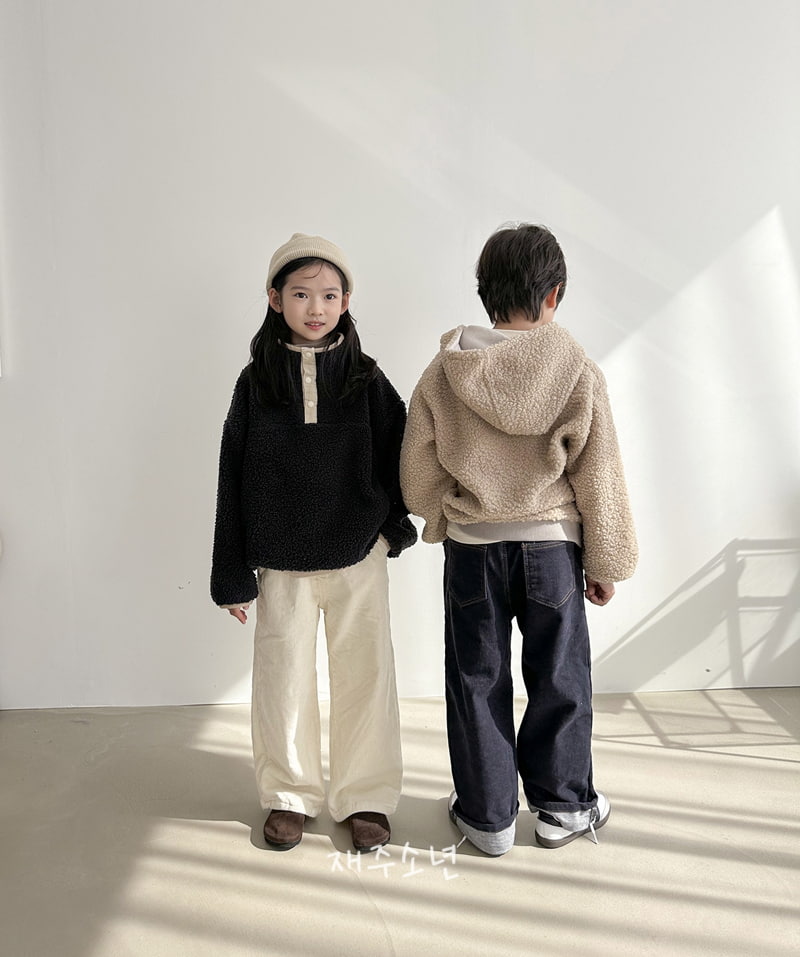 Witty Boy - Korean Children Fashion - #designkidswear - Hip Selvedge Pants - 4