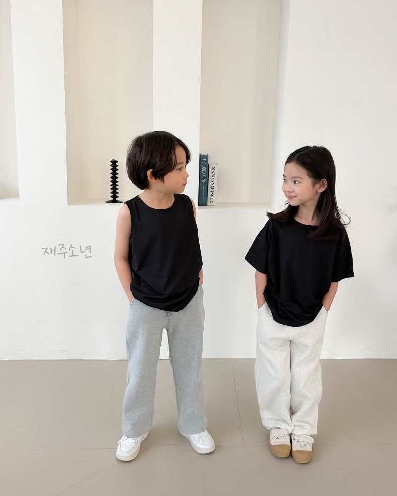 Witty Boy - Korean Children Fashion - #discoveringself - Easy Warm Inner Sleeveless Tee - 10