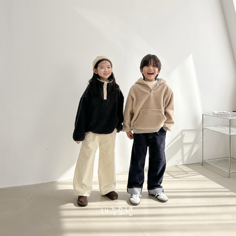 Witty Boy - Korean Children Fashion - #fashionkids - Creamy Corduroy Pants - 11