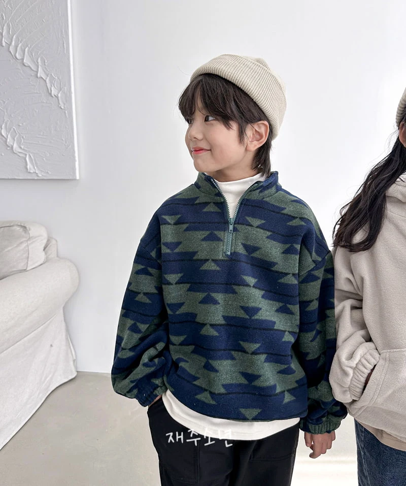 Witty Boy - Korean Children Fashion - #fashionkids - Camper Fleece Anorak - 8