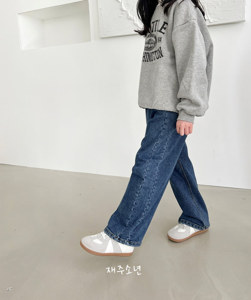 Witty Boy - Korean Children Fashion - #kidsshorts - Nice Fit Denim Pants