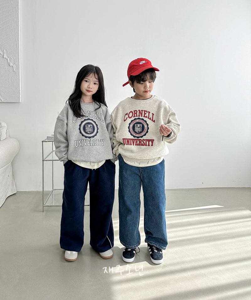 Witty Boy - Korean Children Fashion - #kidzfashiontrend - Winter Daily Denim Straight Pants - 7