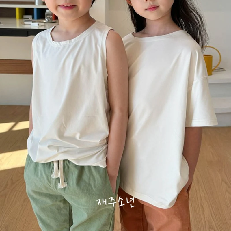 Witty Boy - Korean Children Fashion - #littlefashionista - Easy Warm Inner Short Sleeve Tee - 3