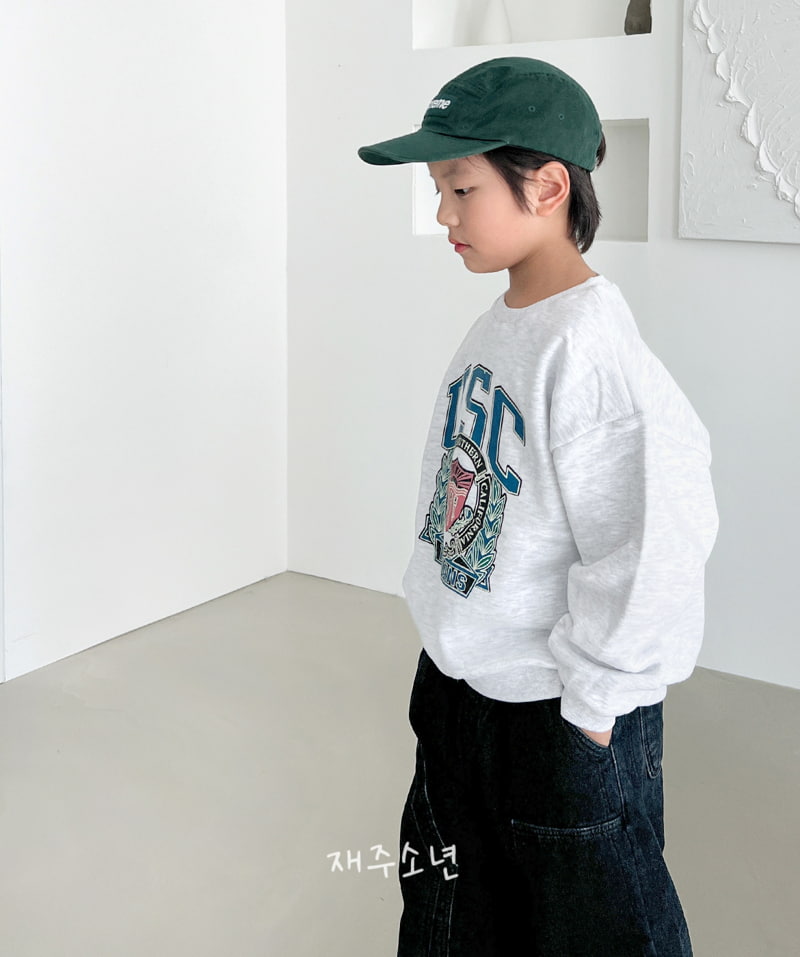 Witty Boy - Korean Children Fashion - #littlefashionista - USC Sweatshirt - 4