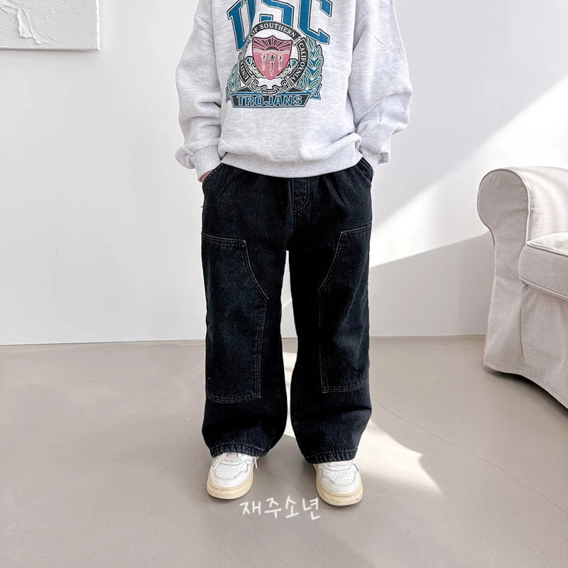 Witty Boy - Korean Children Fashion - #magicofchildhood - Patchwork Denim Pants