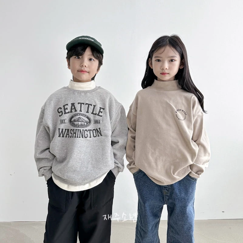 Witty Boy - Korean Children Fashion - #magicofchildhood - Seattle Sweatshirts - 4