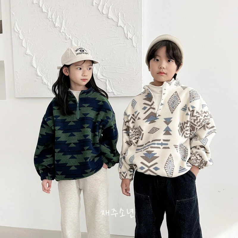 Witty Boy - Korean Children Fashion - #minifashionista - Camper Fleece Anorak