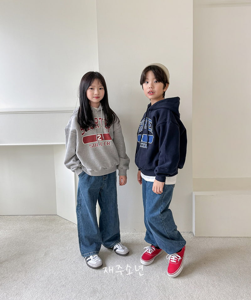 Witty Boy - Korean Children Fashion - #minifashionista - Winter Daily Denim Straight Pants - 11