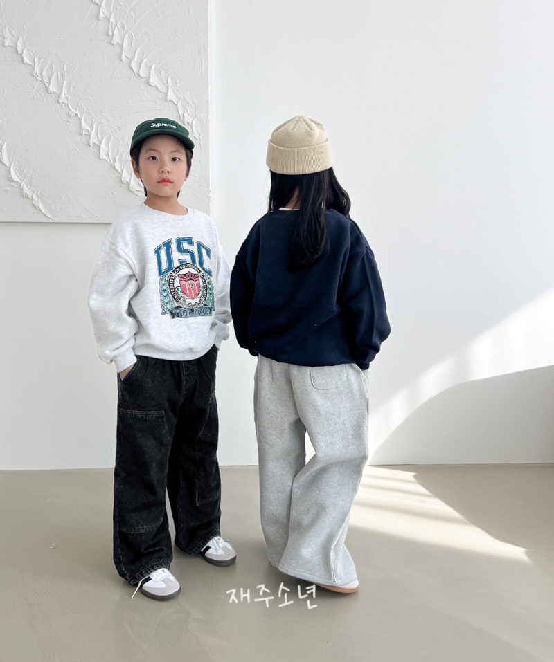 Witty Boy - Korean Children Fashion - #minifashionista - Patchwork Denim Pants - 2