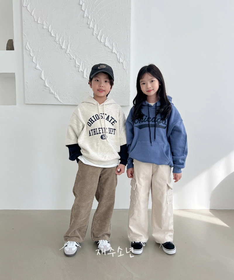 Witty Boy - Korean Children Fashion - #stylishchildhood - Chicago Hoodie - 9