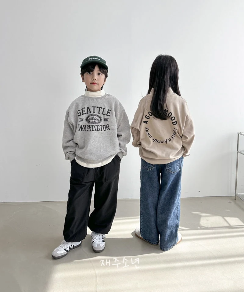 Witty Boy - Korean Children Fashion - #todddlerfashion - Seattle Sweatshirts - 6