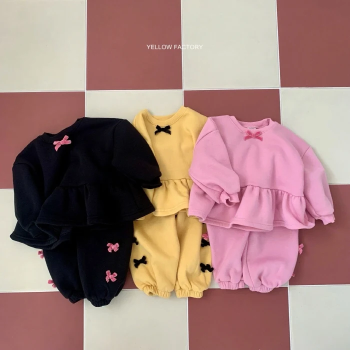 Yellow Factory - Korean Children Fashion - #magicofchildhood - Belif Top Bottom Set