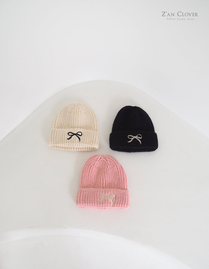 Zan Clover - Korean Children Fashion - #childrensboutique - Ribbon Knit Beanie - 8