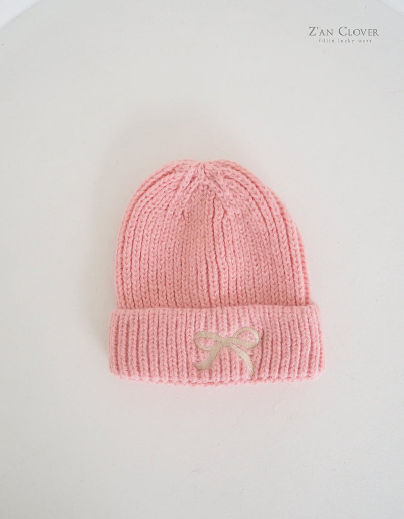 Zan Clover - Korean Children Fashion - #toddlerclothing - Ribbon Knit Beanie - 5